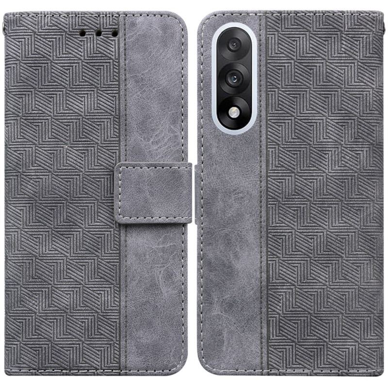 Läderskal Fodral Oneplus Nord 5 Vävt Mönster