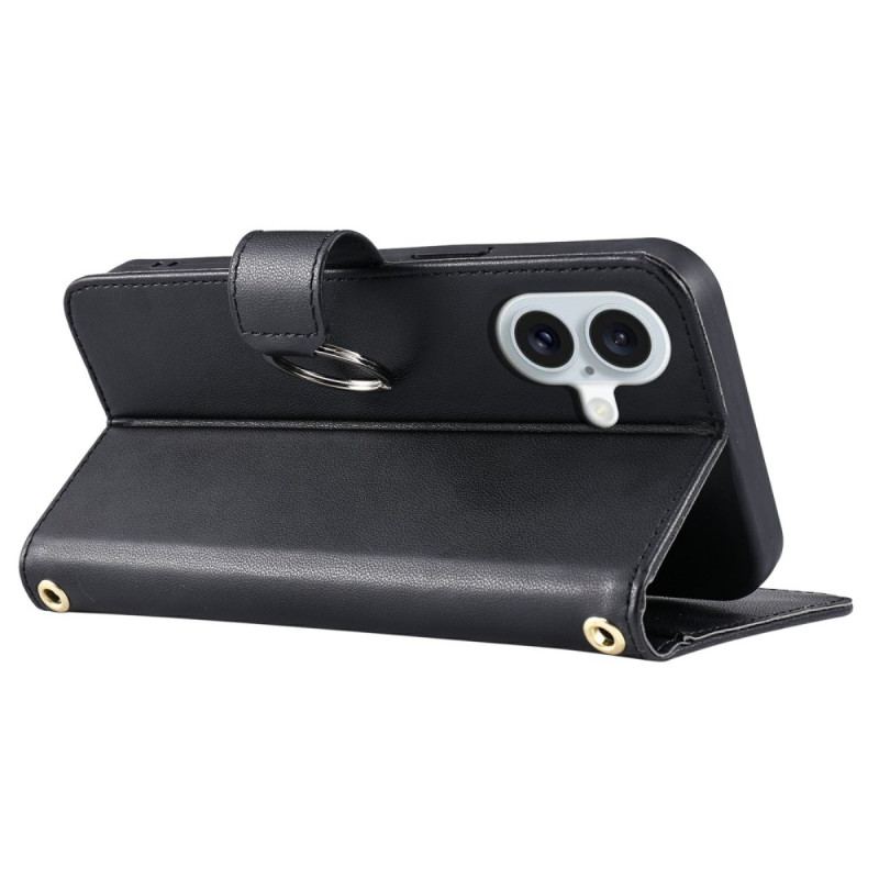 Fodral För iPhone 17 Premiumdesign Med Snodd Och Axelrem