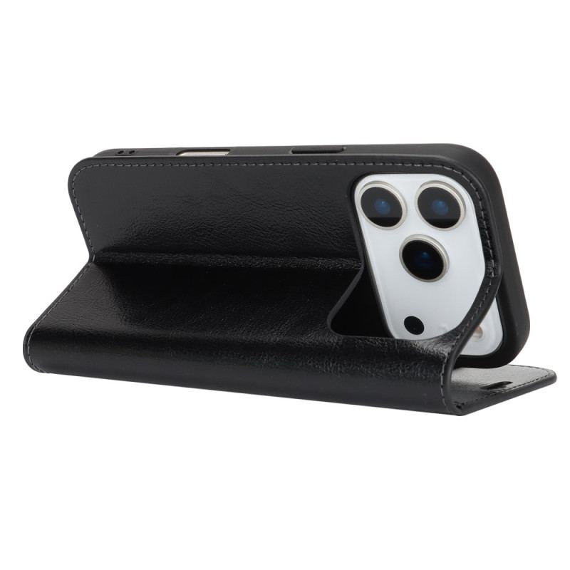 Folio-fodral För iPhone 17 Pro-läder