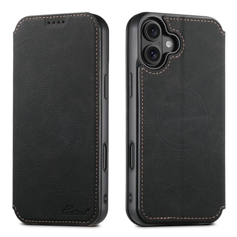 Folio-fodral iPhone 17 Magsafe-kompatibel Lädermodell