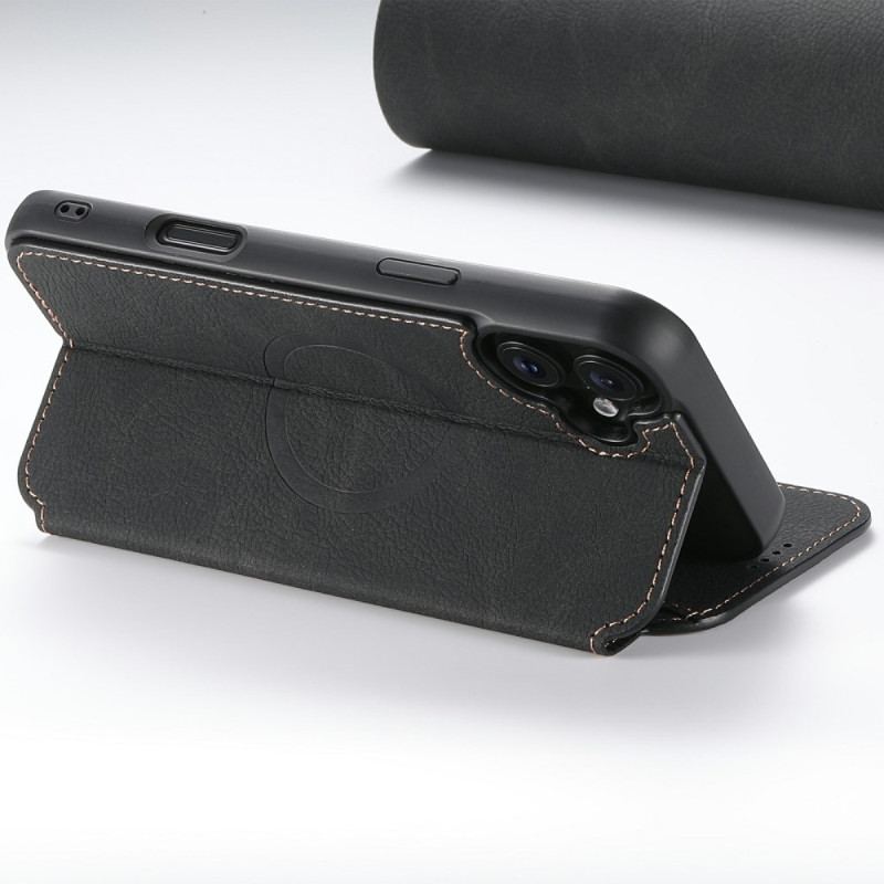 Folio-fodral iPhone 17 Magsafe-kompatibel Lädermodell