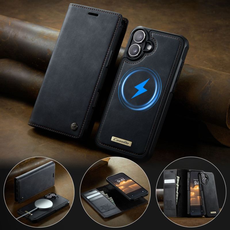 Folio-fodral iPhone 17 Magsafe-kompatibelt Avtagbart Fodral Och Rfid-skydd