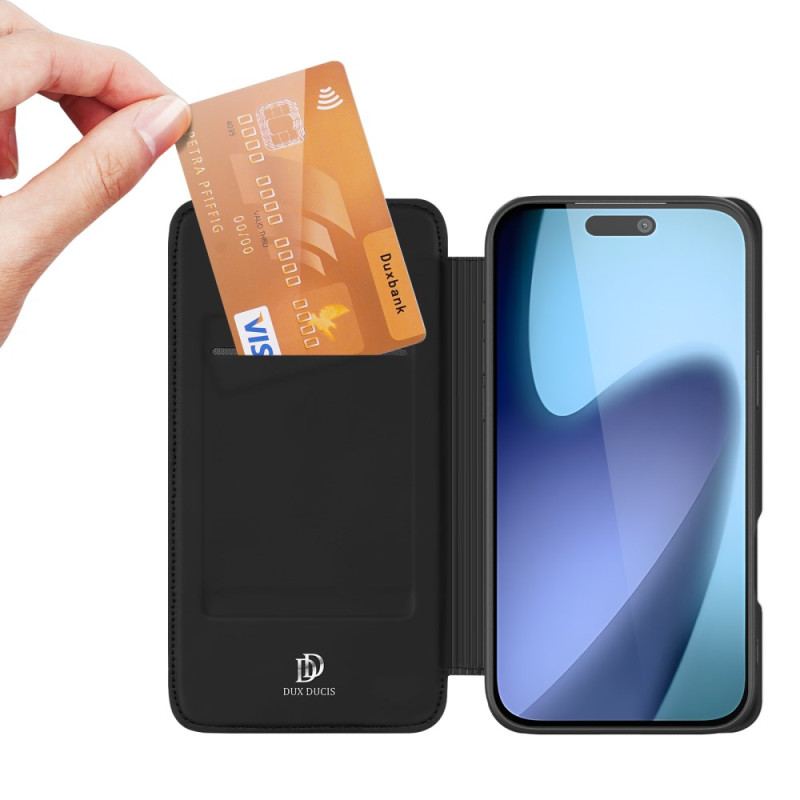 Folio-fodral iPhone 17 Skin Pro-serien Dux Ducis