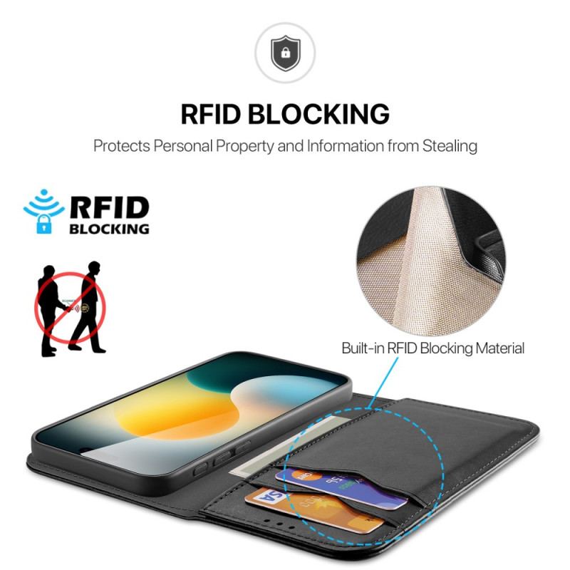 Folio-fodral iPhone 17 Telefonfodral Hivo-serien Dux Ducis