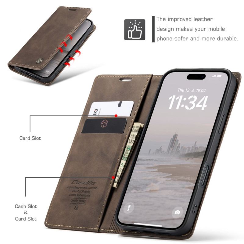 Folio-fodral iPhone 17 Telefonfodral Rfid-skyddande Caseme