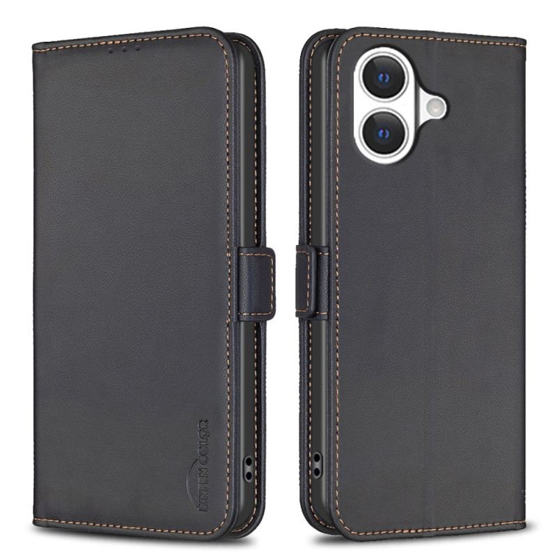 Läderfodral iPhone 17 Telefonfodral Klassisk Binfen-färg