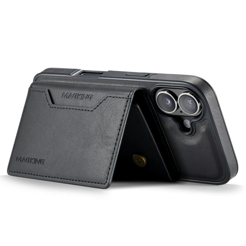 Skal För iPhone 17 Kompatibel Med Magsafe Avtagbar Korthållare Magging