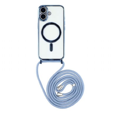 Skal För iPhone 17 Magsafe-kompatibelt Genomskinligt Fodral Med Sladd