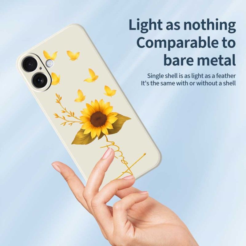 Skal iPhone 17 Flytande Silikonsolros