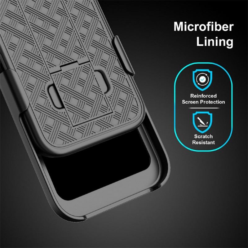 Skal iPhone 17 Glidande Med Stöd Och Klämma