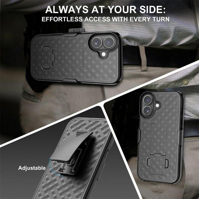 Skal iPhone 17 Glidande Med Stöd Och Klämma