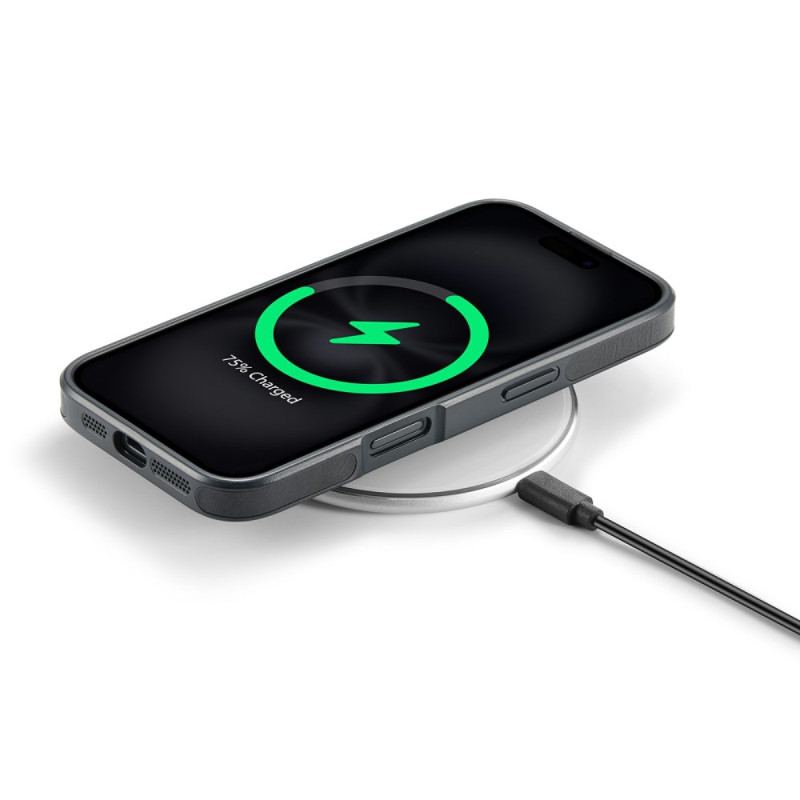 Skal iPhone 17 Magsafe Kompatibel Med Premium Leather Effect