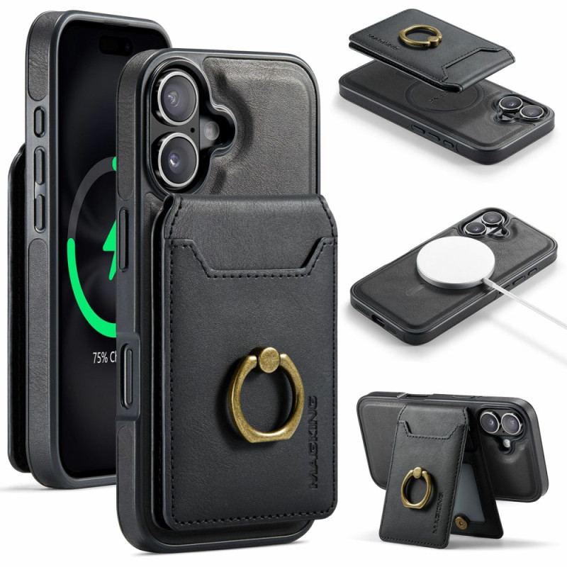 Skal iPhone 17 Magsafe Med Rfid-korthållare Och Integrerat Stativ