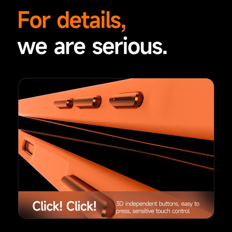 Skal iPhone 17 Mikrosandblästrad Magsafe