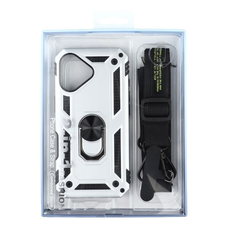 Skal iPhone 17 Telefonfodral Skydd I Militärklass Med Axelrem