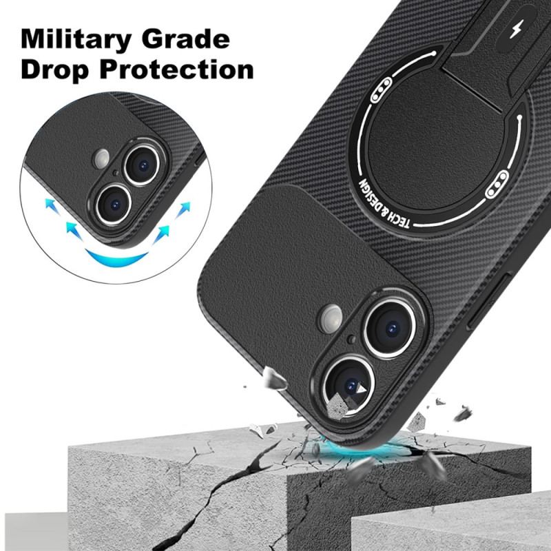 Skal iPhone 17 Ultratålig Med Inbyggt Stativ