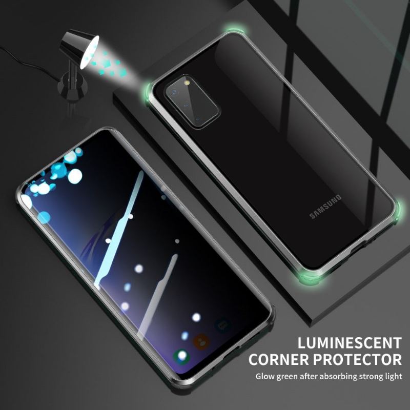 Skal För Samsung Galaxy S20 Bedrijf Löstagbart Härdat Glas Med Sekretessfilter