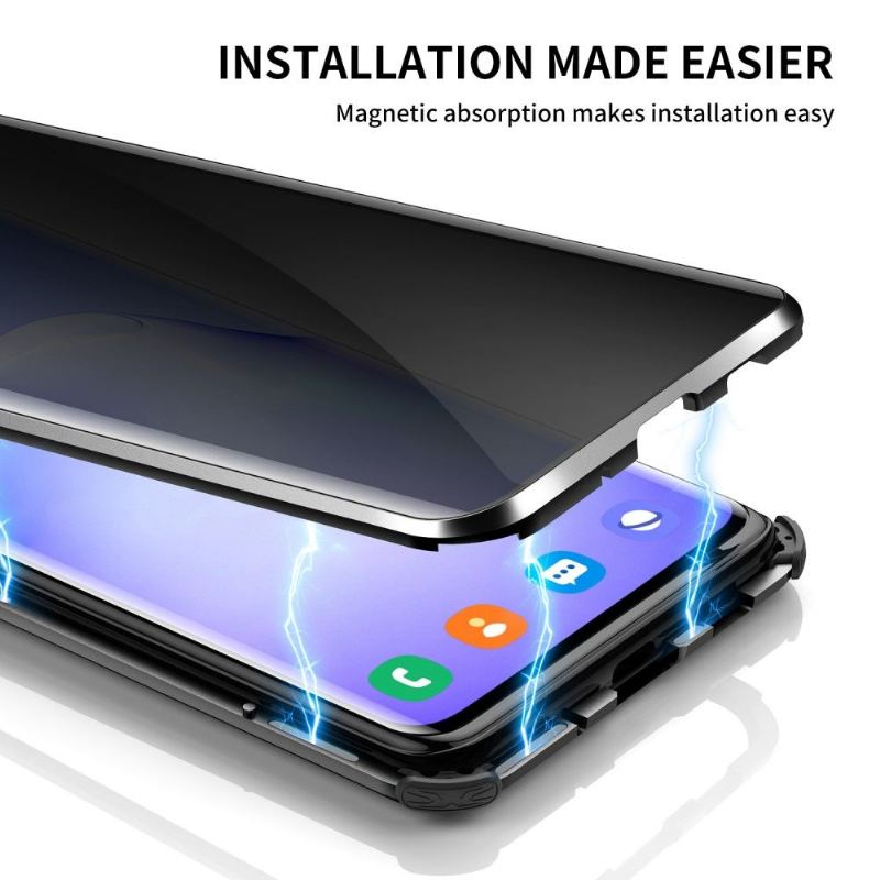 Skal För Samsung Galaxy S20 Bedrijf Löstagbart Härdat Glas Med Sekretessfilter