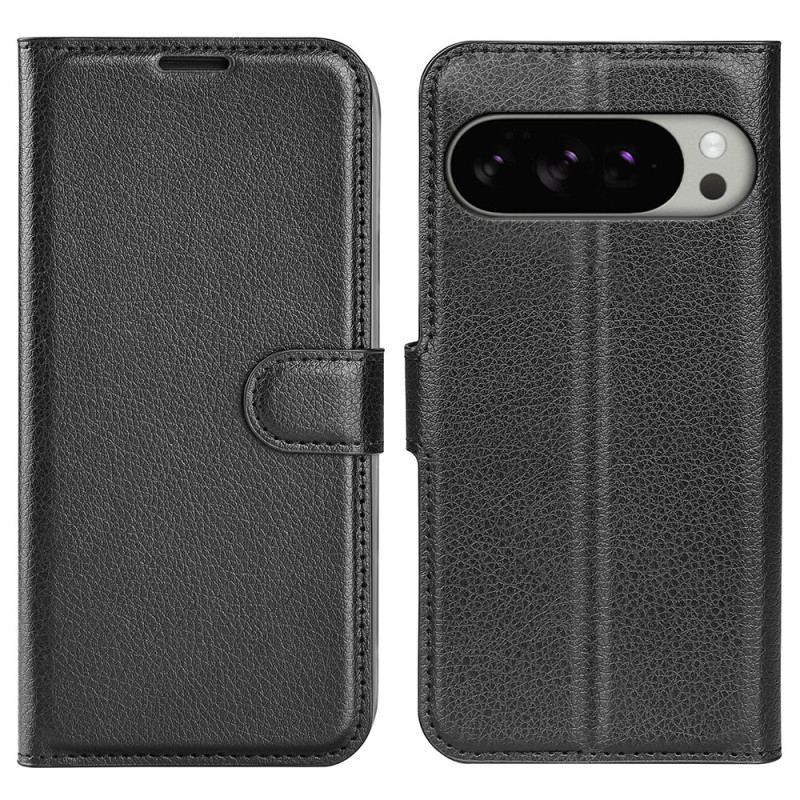 Fodral För Google Pixel 10 Pro Xl Konstläder I Litchi