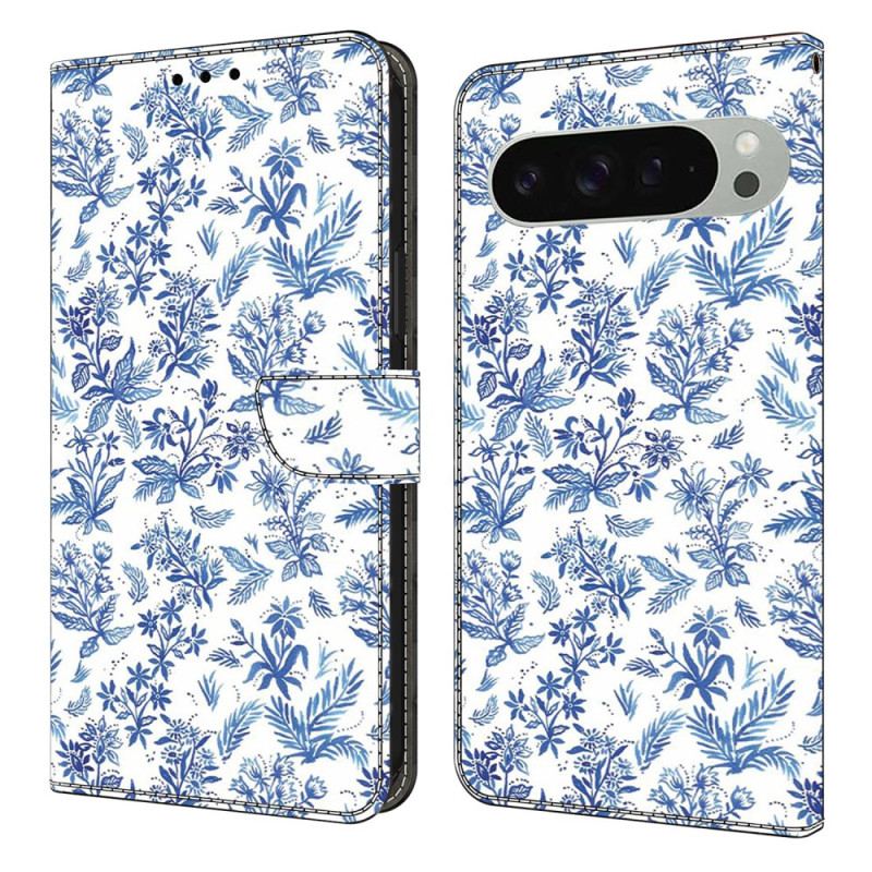 Läderfodral Google Pixel 10 Pro Xl Telefonfodral Blomfält