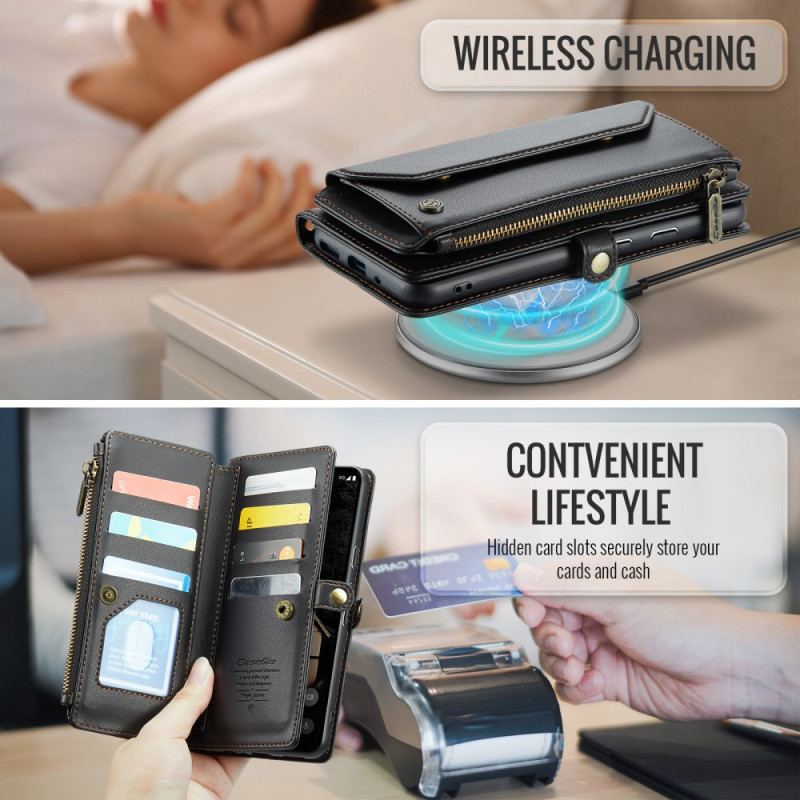 Läderskal Fodral Google Pixel 10 Pro Xl Caseme