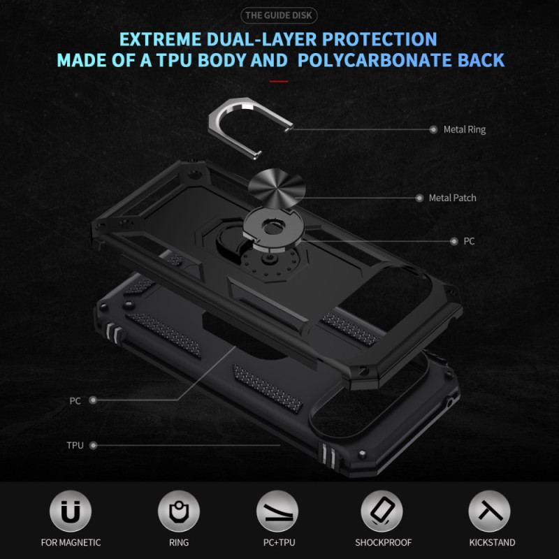 Skal För Google Pixel 10 Pro Xl Ultratålig Med Ringhållare