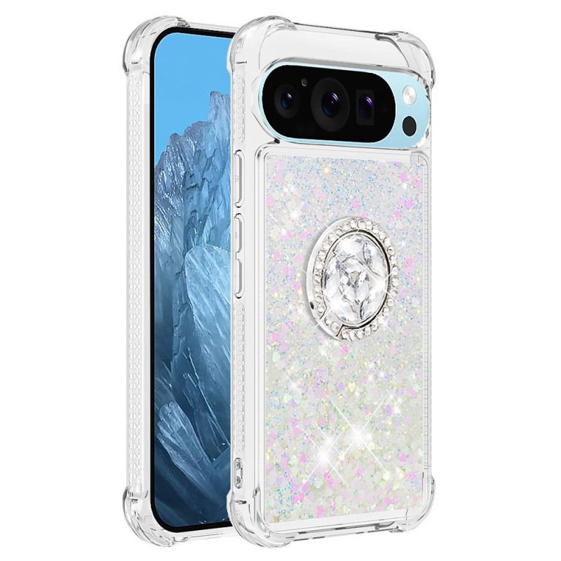 Skal Google Pixel 10 Pro Xl Glitter Med Ringhållare