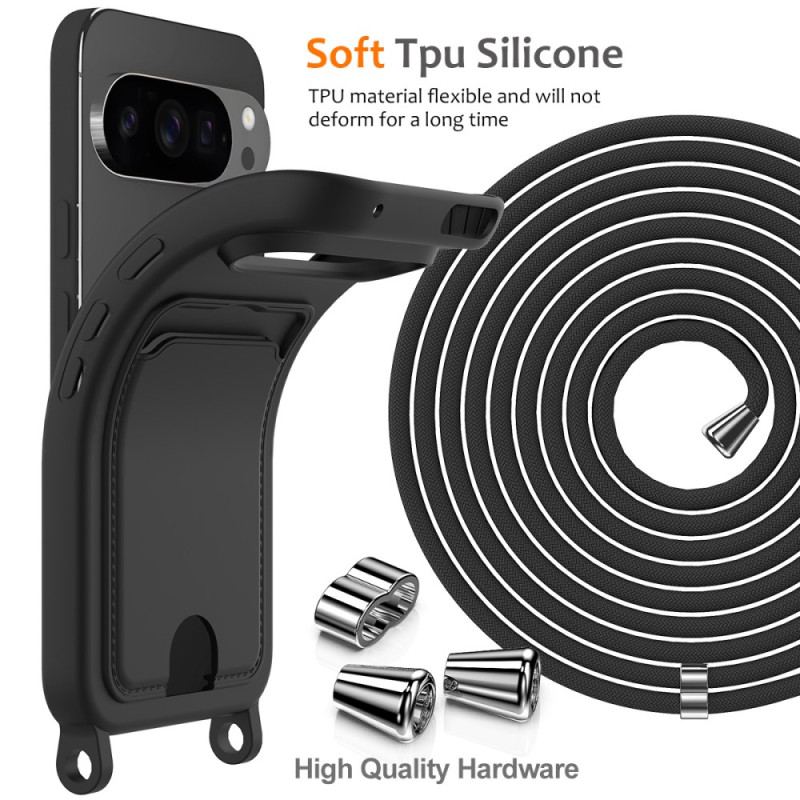 Skal Google Pixel 10 Pro Xl Silikon Med Korthållare