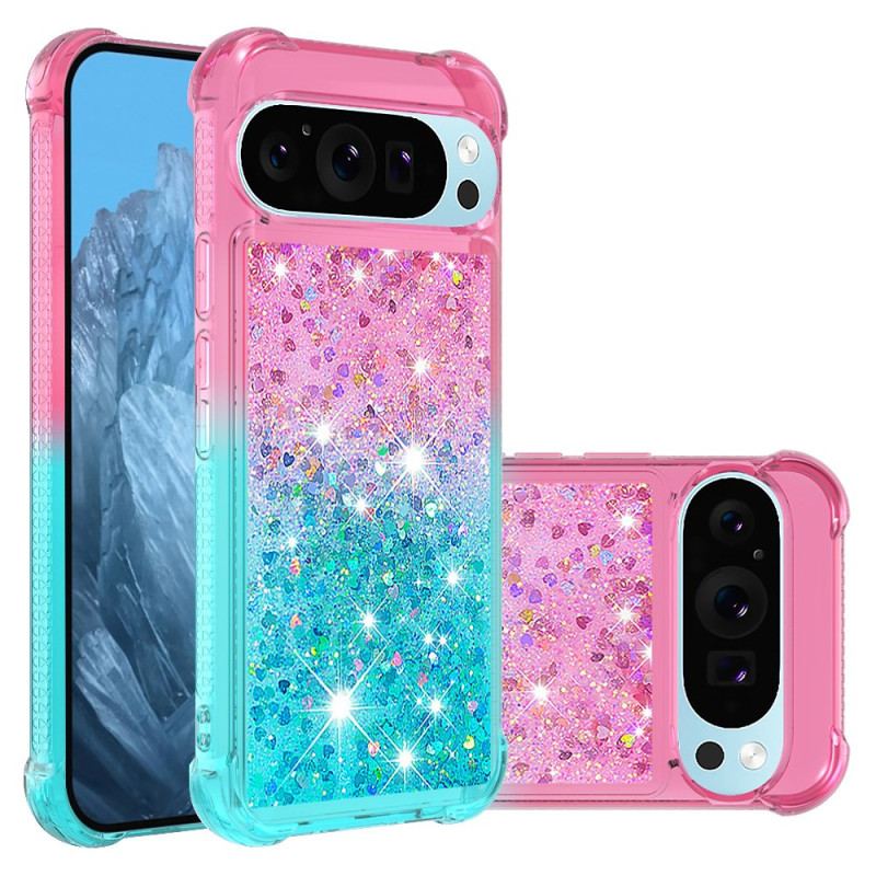 Skal Google Pixel 10 Pro Xl Telefonfodral Gradient Glitter