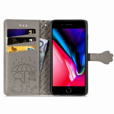 Fodral För iPhone 8 Plus / 7 Plus Präglade Djur