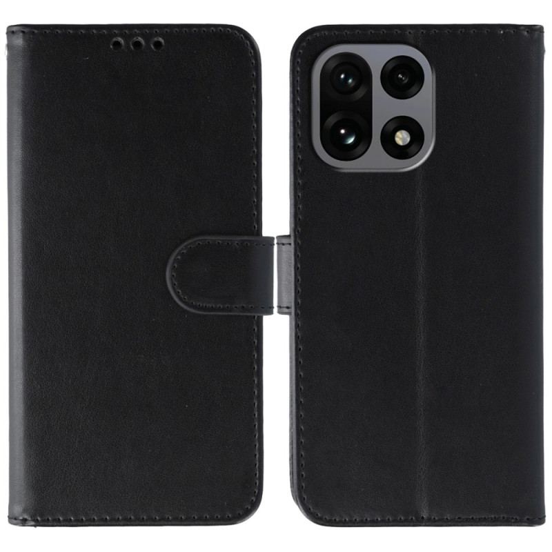 Fodral Oneplus 15 Enfärgat Imitationsläder