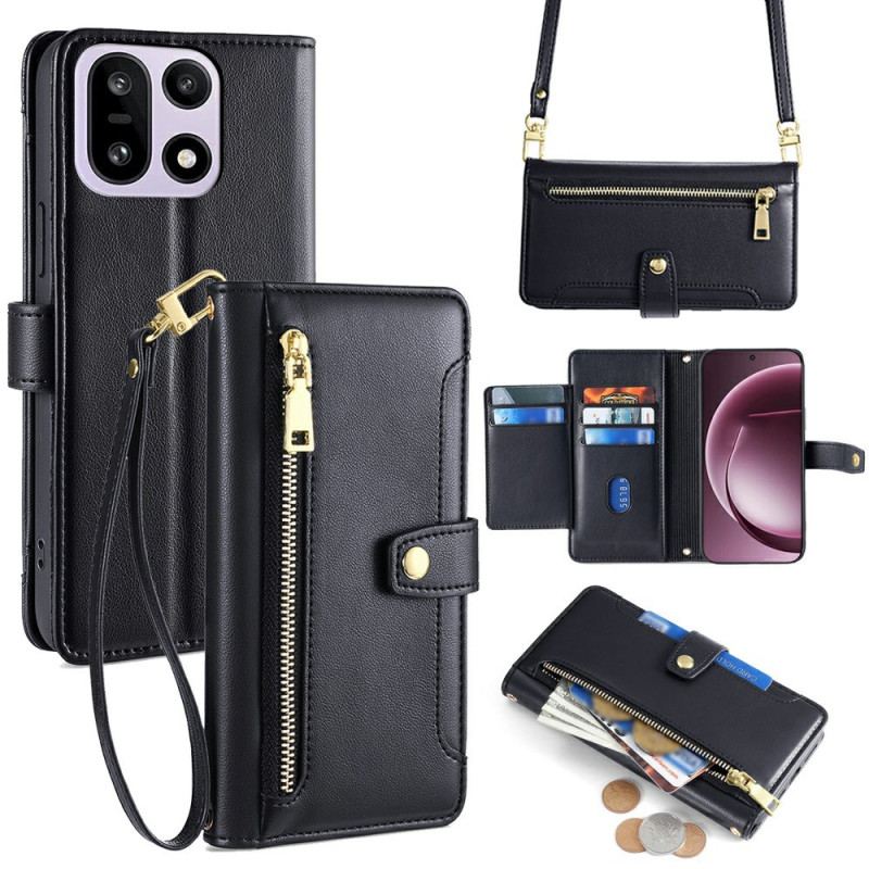 Fodral Oneplus 15 Plånbok Med Remmar