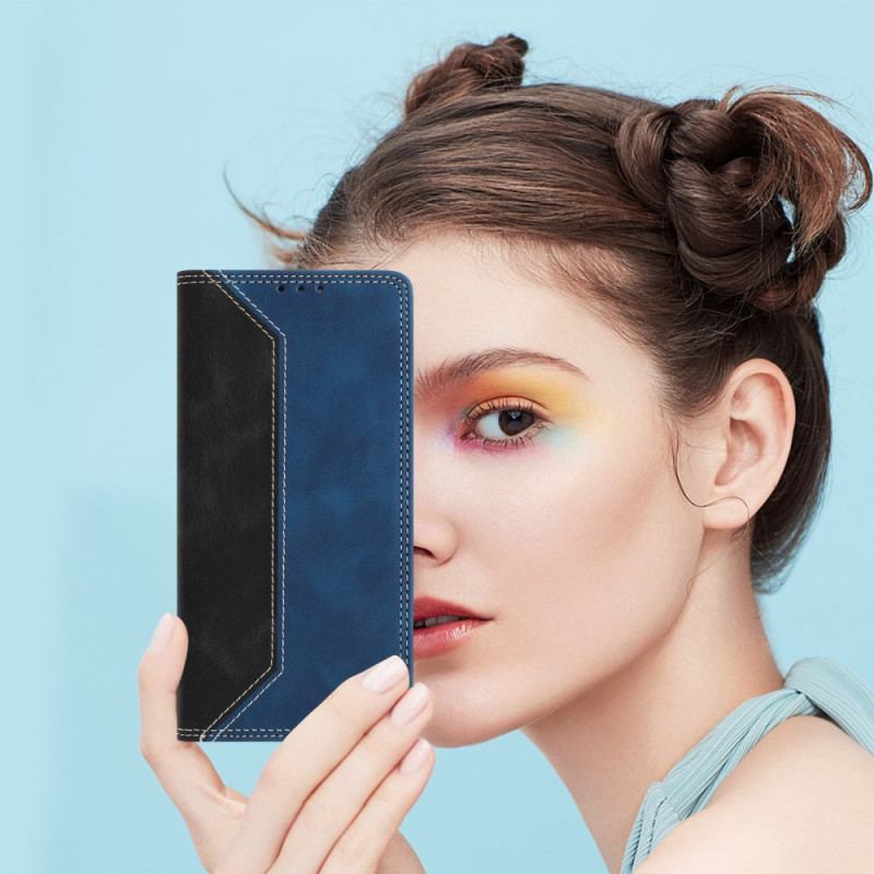 Folio-fodral Oneplus 15 Tvåfärgat Rfid-skydd