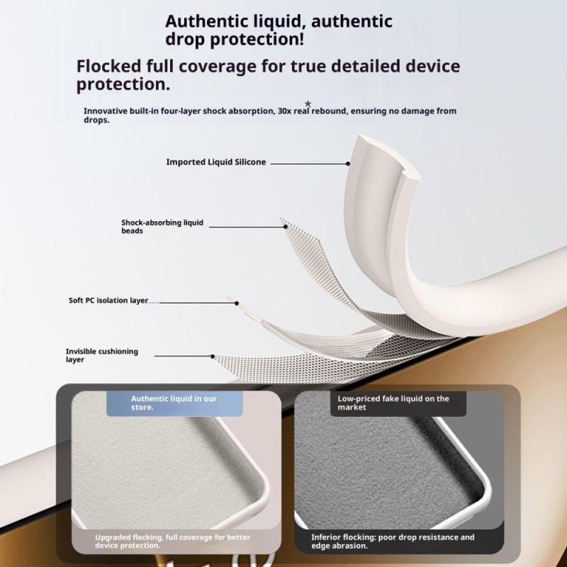 Skal Oneplus 15 Flytande Silikon