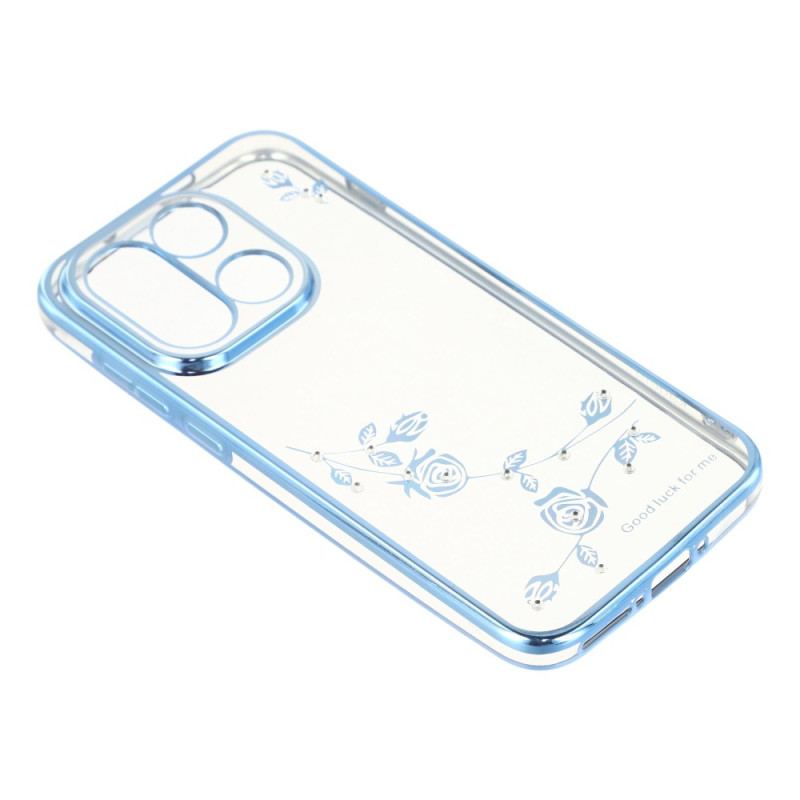 Skal Oneplus 15 Telefonfodral Kadem-blommor Och Strass