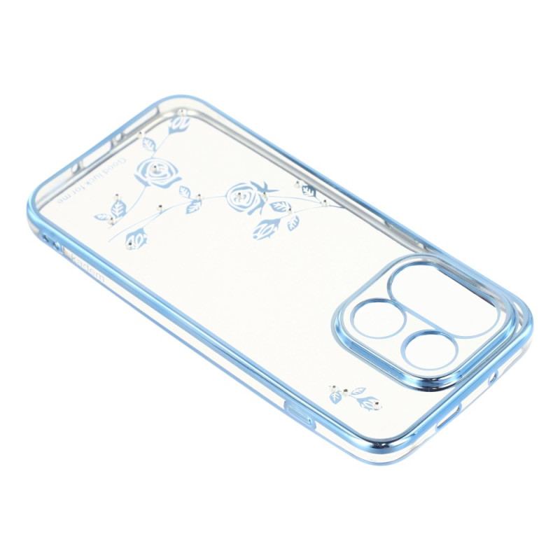 Skal Oneplus 15 Telefonfodral Kadem-blommor Och Strass