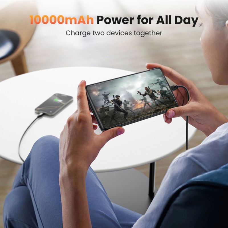 Externt Batterifodral 10000mah För Samsung Galaxy S25 Ultra