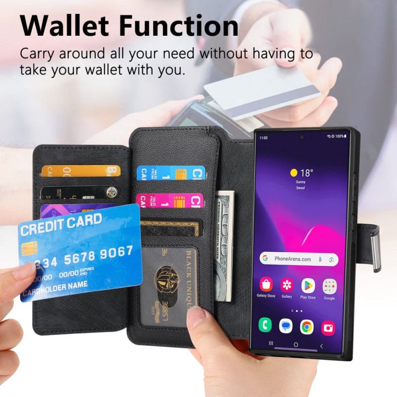 Fodral För Samsung Galaxy S25 Ultra 5g Magnetiskt Fodral Avtagbart