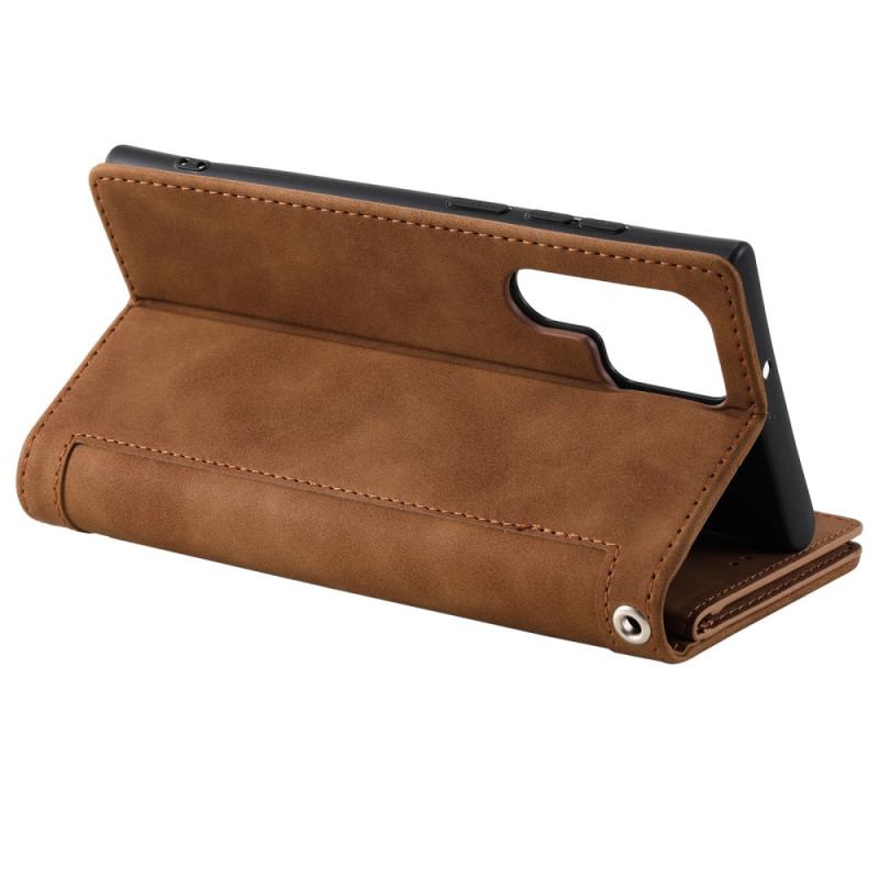 Fodral Samsung Galaxy S25 Ultra 5g Dragkedja-plånbok