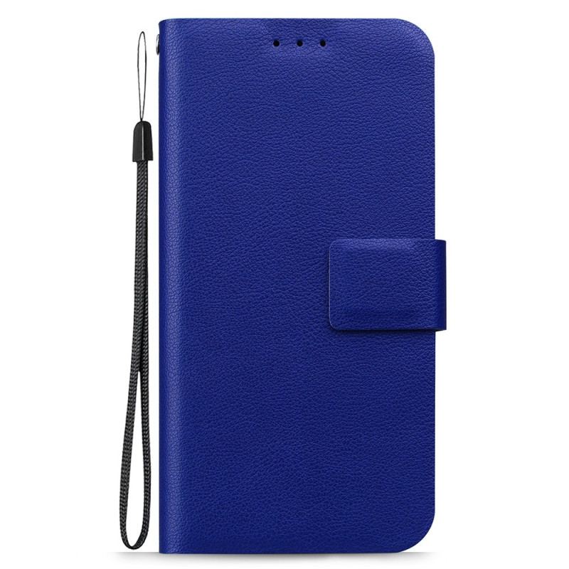 Fodral Samsung Galaxy S25 Ultra 5g Enfärgad Lädereffekt Med Rem