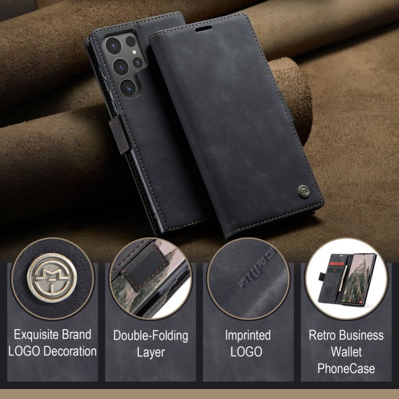 Fodral Samsung Galaxy S25 Ultra 5g Mocka-effekt Caseme