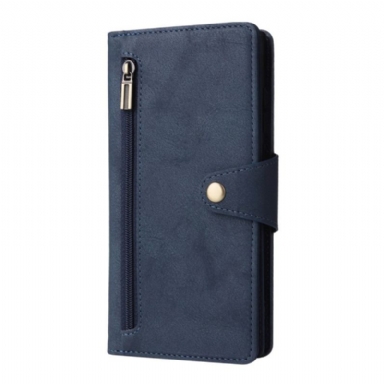 Fodral Samsung Galaxy S25 Ultra 5g Plånbok Med Mocka-effekt Och Rem