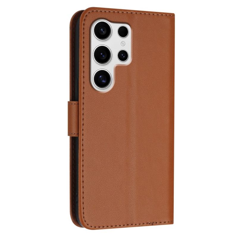 Läderfodral Samsung Galaxy S25 Ultra 5g Telefonfodral Triangulärt Mönster