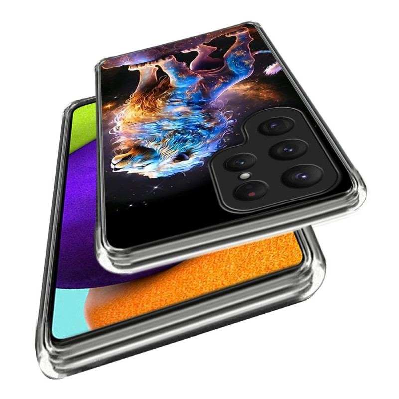Skal För Samsung Galaxy S25 Ultra 5g Färgglatt Lejon