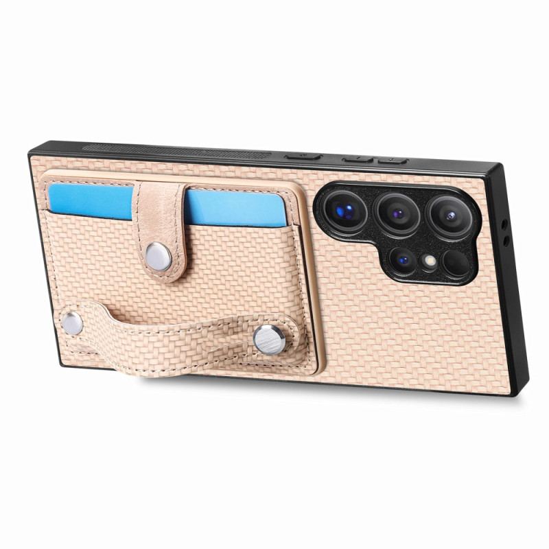 Skal För Samsung Galaxy S25 Ultra 5g Korthållare Och Stativ För Rem