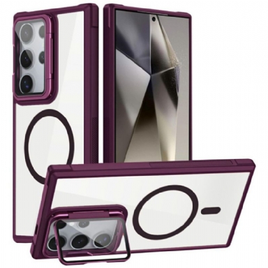 Skal För Samsung Galaxy S25 Ultra 5g Magsafe-kompatibel Med Inbyggt Stativ