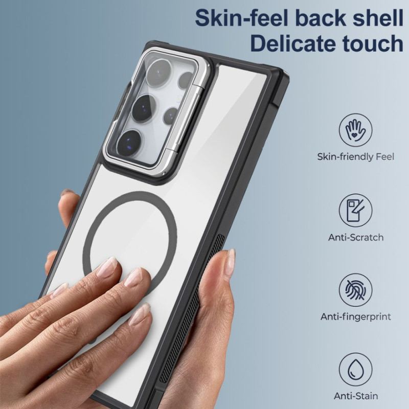 Skal För Samsung Galaxy S25 Ultra 5g Magsafe-kompatibel Med Inbyggt Stativ