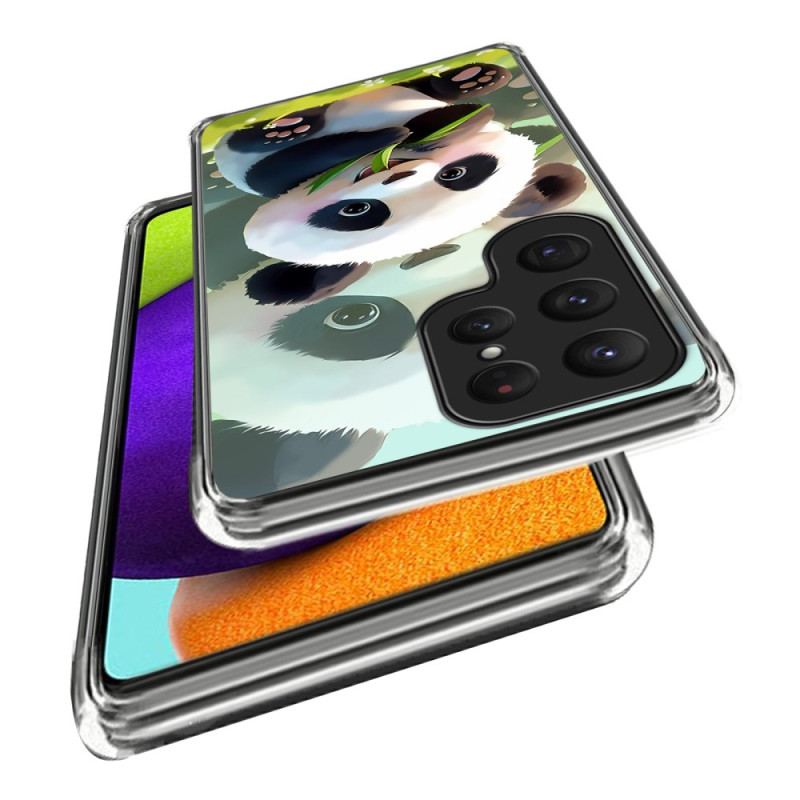 Skal För Samsung Galaxy S25 Ultra 5g Pandamönster