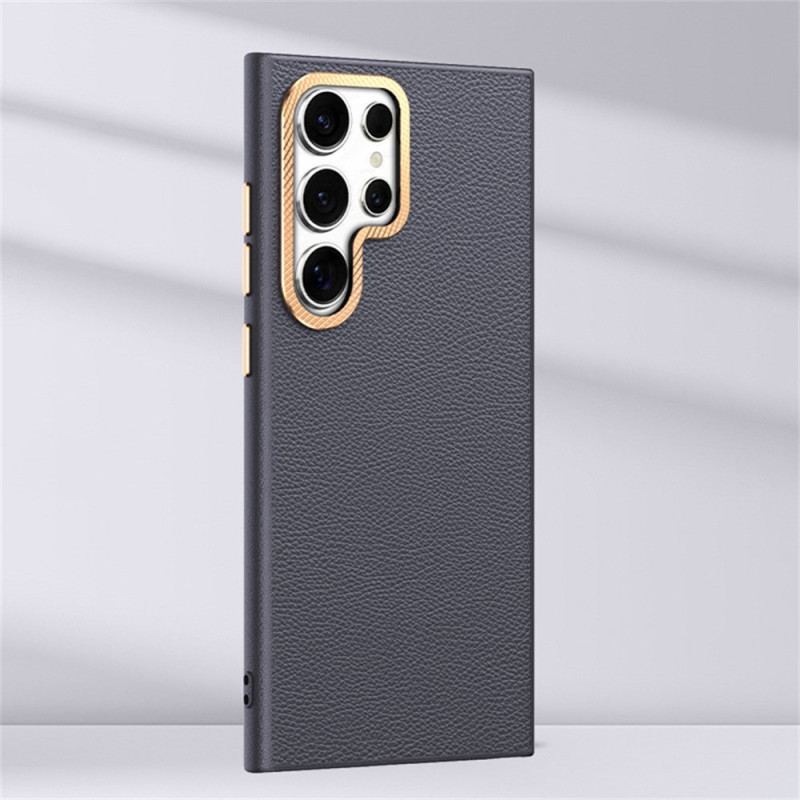 Skal För Samsung Galaxy S25 Ultra 5g Texturerat Konstläder