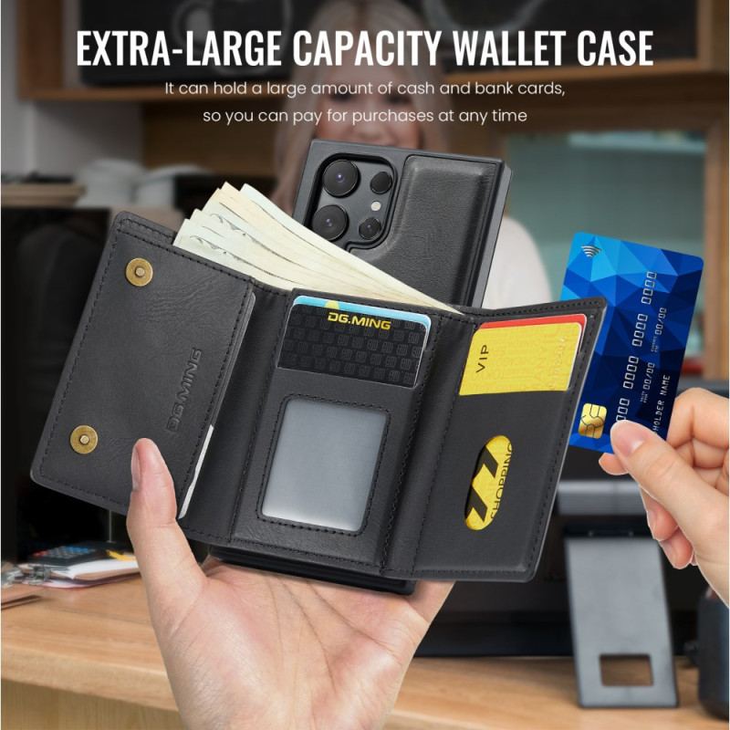 Skal Samsung Galaxy S25 Ultra 5g Avtagbar Magnetisk Plånbok